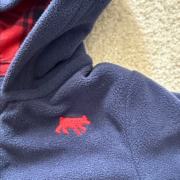 Cozy Navy Kids Hoodie with ears - Picture 2 of 5